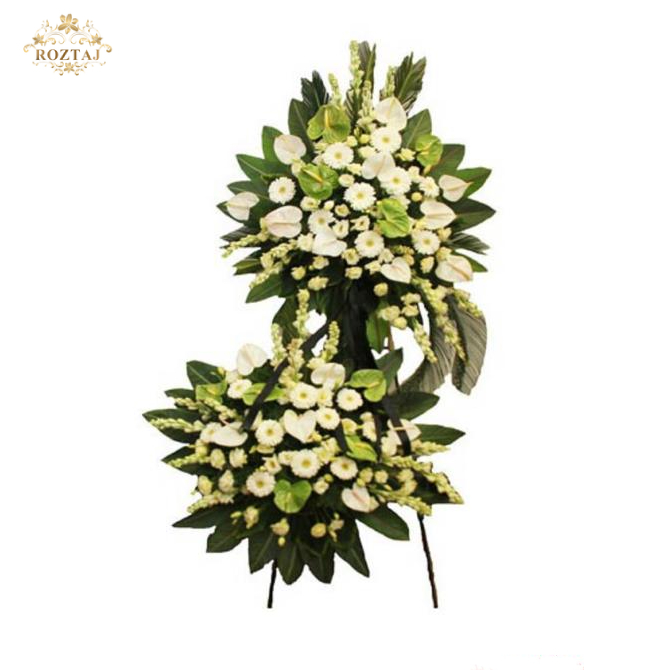 تاج گل ترحیم - رزتاج