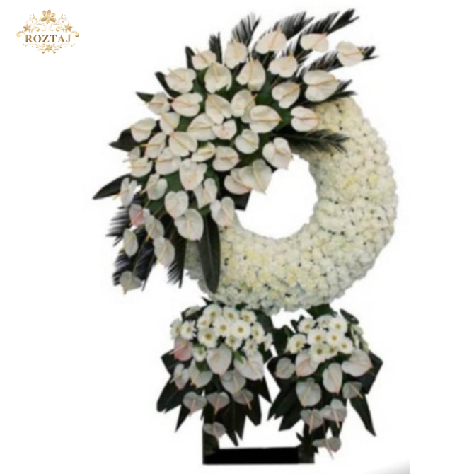 تاج گل ترحیم - رزتاج